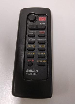 Пульт для видеомагнитофона bauer vwr 882 (оригинал)