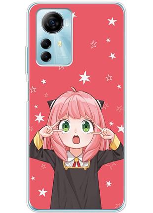 Чехол силиконовый с картинкой на zte blade a72s (аниме, anime)