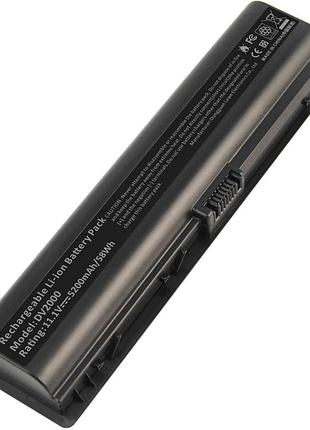 Asuncell dv2000 - акумулятор 11.1v/5200mah для ноутбука hp compaq presario серії a, c, f, v, g, dv