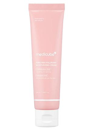 Зволожуючий крем з полінуклеотидами medicube pdrn pink hyaluronic moisturizing cream 50 мл