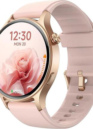 Fitpolo - умные смарт-часы с искусственным интеллектом для женщин, amoled-экран 1,32", 110+ спортивных режимов, шагомер, ip68