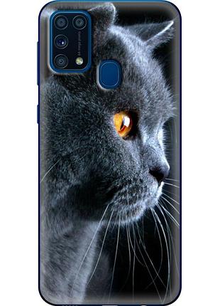 Чехол силиконовый с картинкой на samsung galaxy m31 (m315) (британский кот)