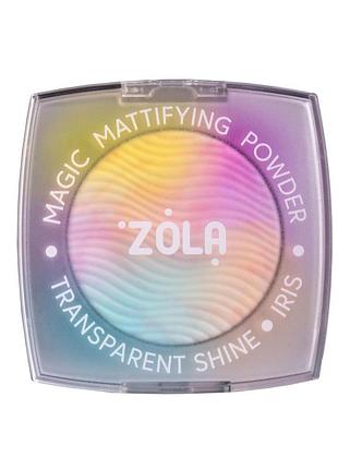 Zola матуюча фінішна пудра / magic mattifying powder / alla zayats / iris