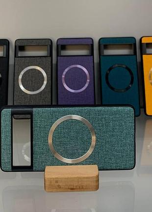 Чехол material magsafe google pixel 6 pro бирюзовый
