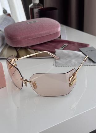Очки миу-миу pink/gold mu54ys miu 5ak06180 c 080 68/15/120