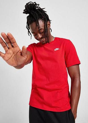 Футболка nike sportswear club men's t-shirt - l
