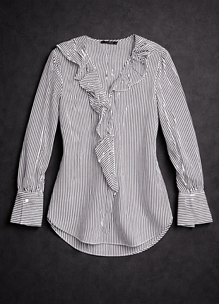 Блуза в смужку zara, розмір xs- s