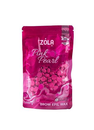Zola гранулированный воск / brow epil wax pink pearl 100 гр / alla zayats