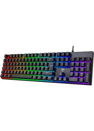 Risophy рс305а - проводная механическая игровая клавиатура, rgb подсветка, 104 клавиши, для пк, mac, xbox. раскладка - qwertz