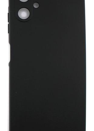 Силіконовий чохол для samsung a06 (a065) чорний soft silicone case full (бампер)