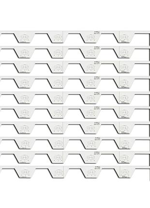 Led підсвітка tv 55" 55hr330m06a1 v1 gic55lb21-led3030-v1.2 yhf-4c-lb5506-yh1 4c-lb5506-hr1 tmt_55e5800 10шт.