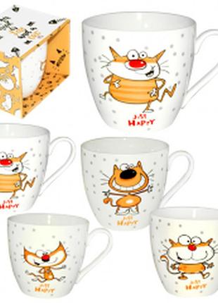 Чашка happy cat в подар.упаковці 450мл