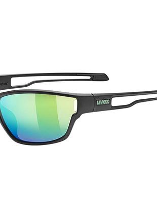 Окуляри uvex sportstyle 806 black matt green