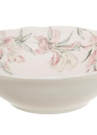 Пиала фарфоровая pink orchid 400мл