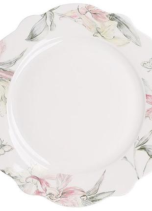 Тарелкапорцелленовая d27.5 pink orchid