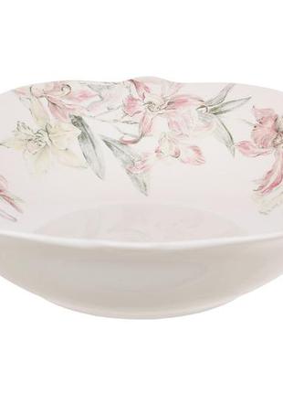 Салатник фарфоровой pink orchid 1150мл