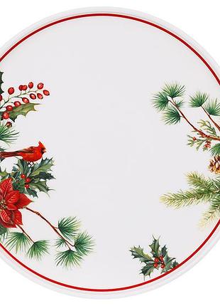 Тарелка фарфоровая christmas, d25*2см
