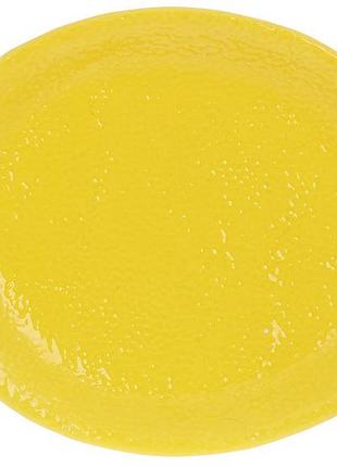 Тарелка керамическая lemon, 26*18см, цвет-желтый