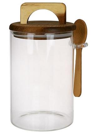 Банка 1л для специй с ложкой