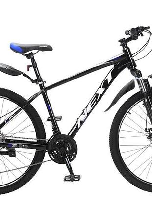 Велосипед crossbike next 2025 27.5" 19" чорний-синій