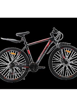 Crossbike велосипед crossbike drive 29" 21" чорний-червоний