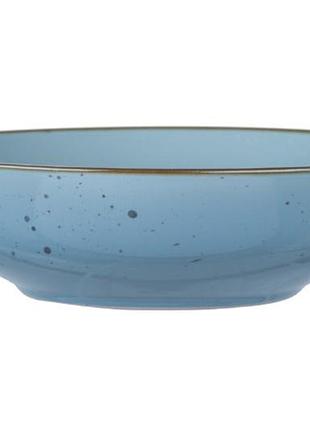 Тарілка супова ardesto bagheria, 20 см, misty blue, кераміка