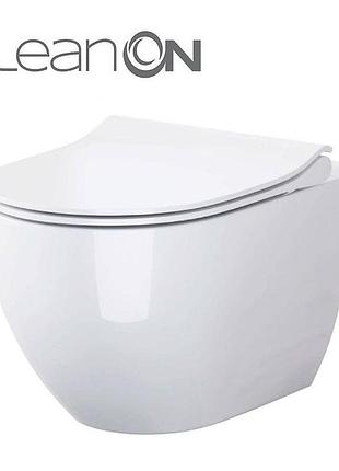 Cet в246 zen clean on подвесной с крышкой дюропласт лифт slim pl