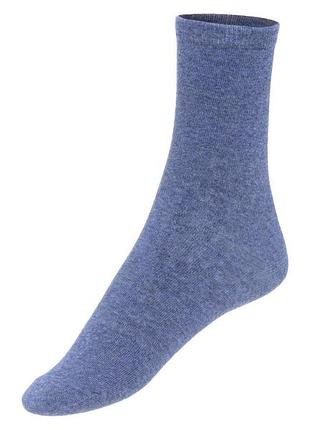 Носки однотонные высокие для мальчика livergy lycra® 316826-х 35-38 синий