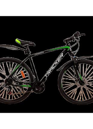 Cross велосипед crossbike tracker 29" 21" чорний-зелений