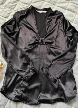 Блуза атласная, рубашка zara.. состояние идеально.
