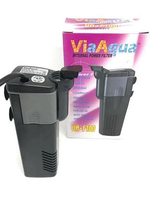 Внутренний фильтр для аквариума viaaqua va-f100