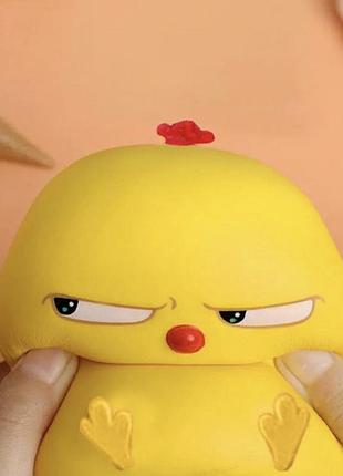 Игрушка антистресс цыпленок суизи сквиш мягкая squishies для рук 12 см