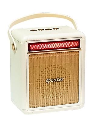 Блютуз колонка m650 с usb. fm, rgb, aux