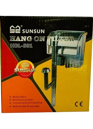 Навесной фильтр для аквариума sunsun hbl-501