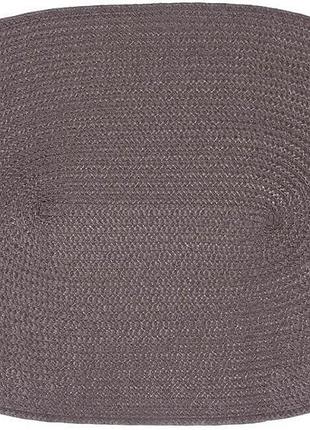 Набор 4 сервировочных коврика casual oval коричневый мокко 44х30см, плейсмат (подтарники)