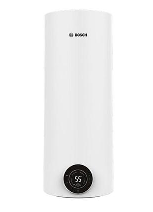 Водонагрівач електр. bosch круглий слім tronic 4000t, 50л, 1,5квт, сухий тен, вертикальний монтаж, електр. кер-ння, b, білий