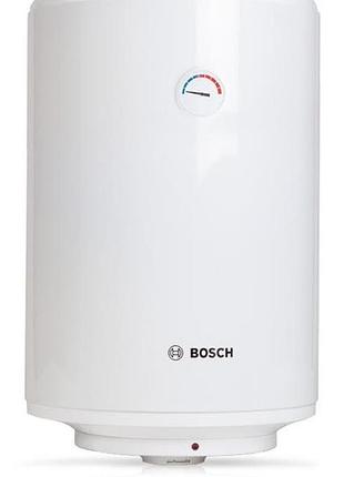 Водонагрівач електр. bosch круглий tronic 2000, 80л, 2квт, мех. кер-ння, c, білий
