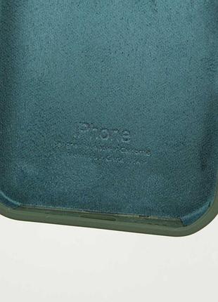 Чехол silicone case full protective (aa) для apple iphone 13 pro max (6.7") зеленый / cyprus green 6