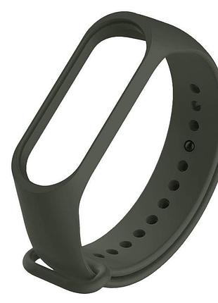 Силиконовый ремешок для xiaomi mi band 3/4 зеленый / olive