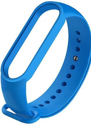 Силиконовый ремешок для xiaomi mi band 3/4 синий / blue