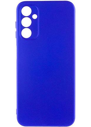 Чехол silicone cover lakshmi full camera (a) для samsung galaxy m14 5g синий / iris