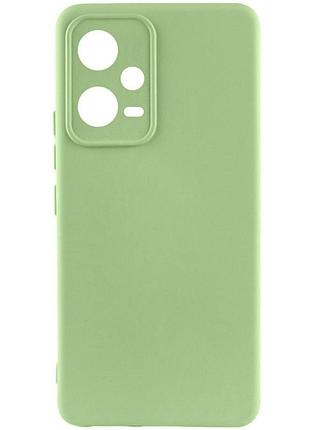 Чехол silicone cover lakshmi full camera (a) для xiaomi poco x5 5g / redmi note 12 5g зеленый / pistachio