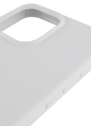 Чохол silicone case full protective (aa) для apple iphone 13 pro (6.1") білий / white 4