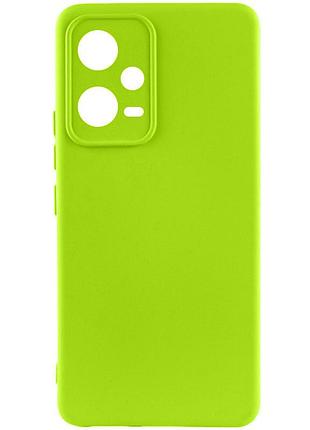 Чехол silicone cover lakshmi full camera (a) для xiaomi poco x5 5g / redmi note 12 5g салатовый / neon green