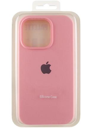 Чехол silicone case full protective (aa) для apple iphone 13 pro (6.1") розовый / light pink 6