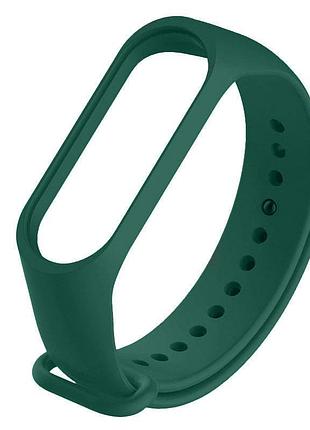 Силиконовый ремешок для xiaomi mi band 3/4 зеленый / pine needle