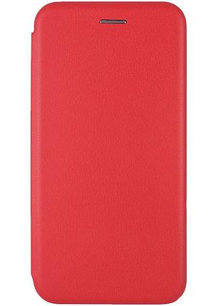 Кожаный чехол-книжка classy для samsung galaxy m33 5g красный