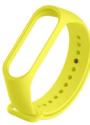 Силиконовый ремешок для xiaomi mi band 3/4 желтый / flash