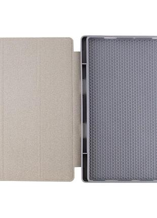 Чехол-книжка book cover (stylus slot) для samsung galaxy tab a9+ (11'') (x210/x215) серый / dark gray