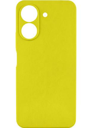 Чохол tpu getman liquid silk full camera для xiaomi redmi 13c / poco c65 жовтий / flash